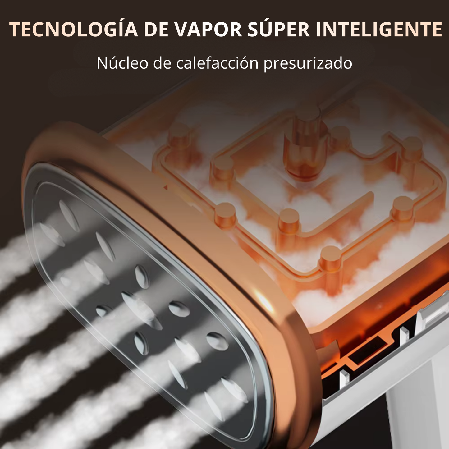 Plancha de Vapor Plegable y Portátil