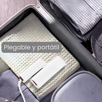 Plancha de Vapor Plegable y Portátil
